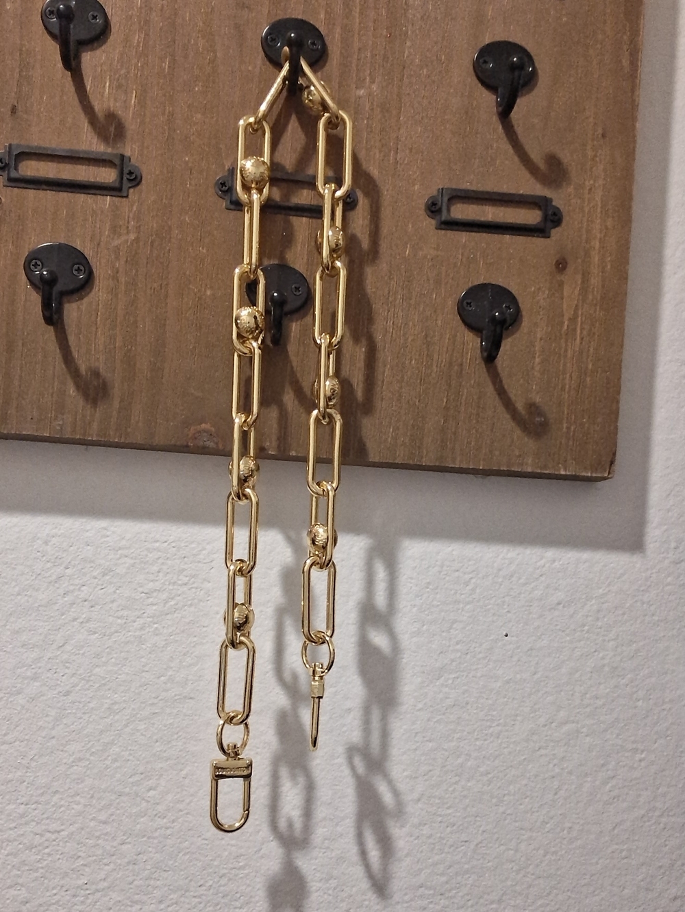 Gold-Tone Chain Necklace Or Bag Chain